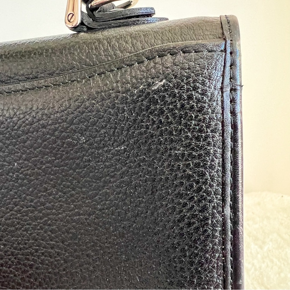 Burberry Leather Satchel Top handle Two Way Bag - Picture 5 of 16